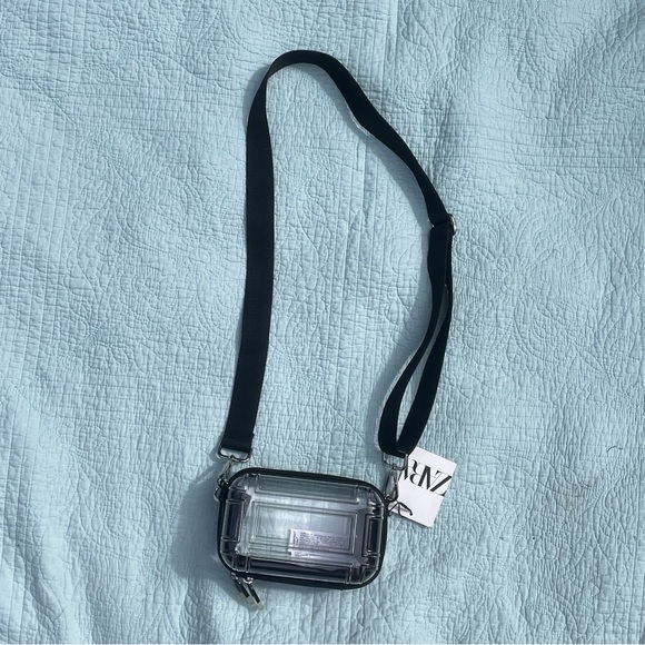 Zara Rigid Crossbody Box Bag - Picture 1 of 5